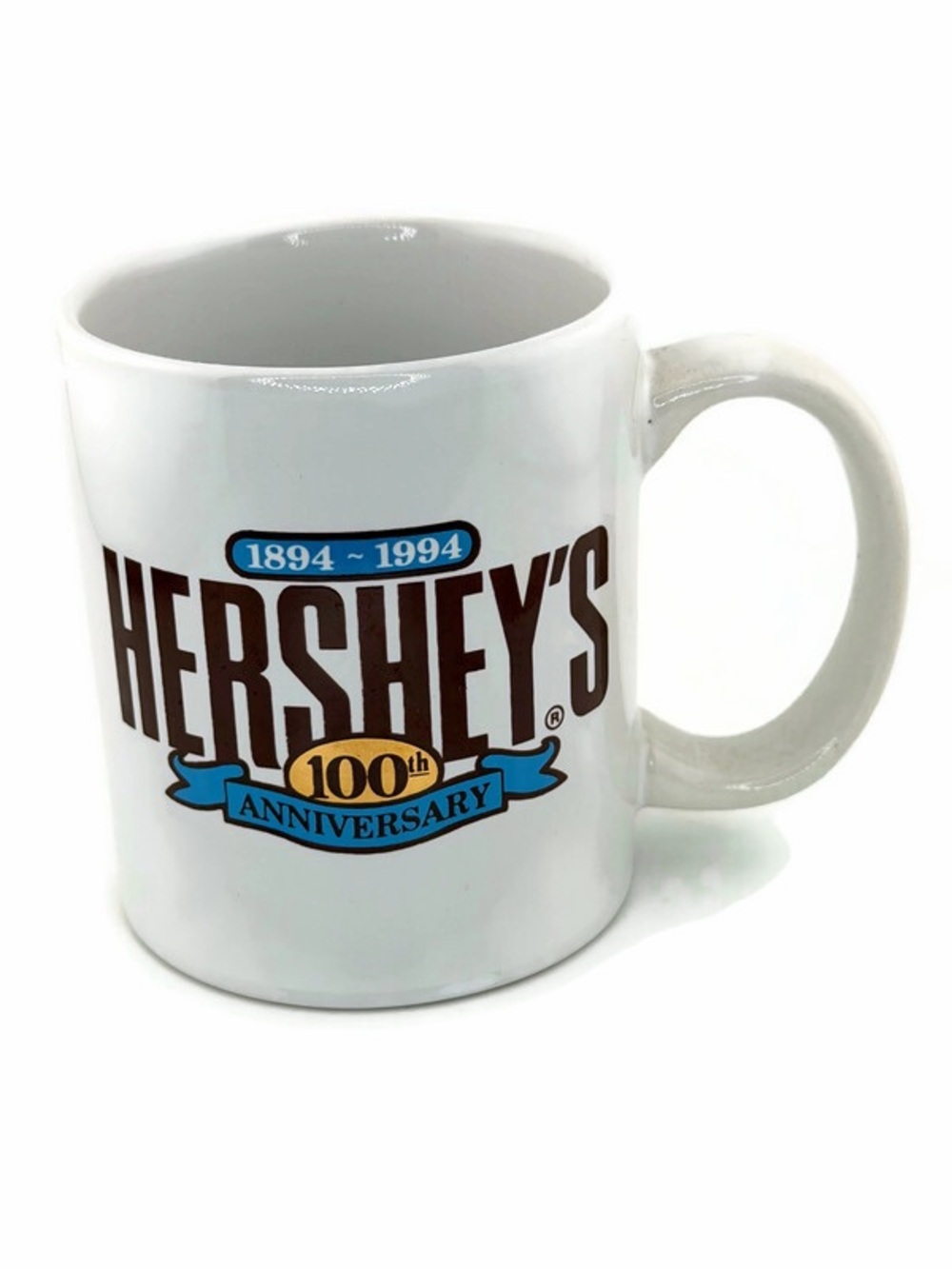 Vintage White Hershey’s 100th Anniversary Ceramic Coffee Mug